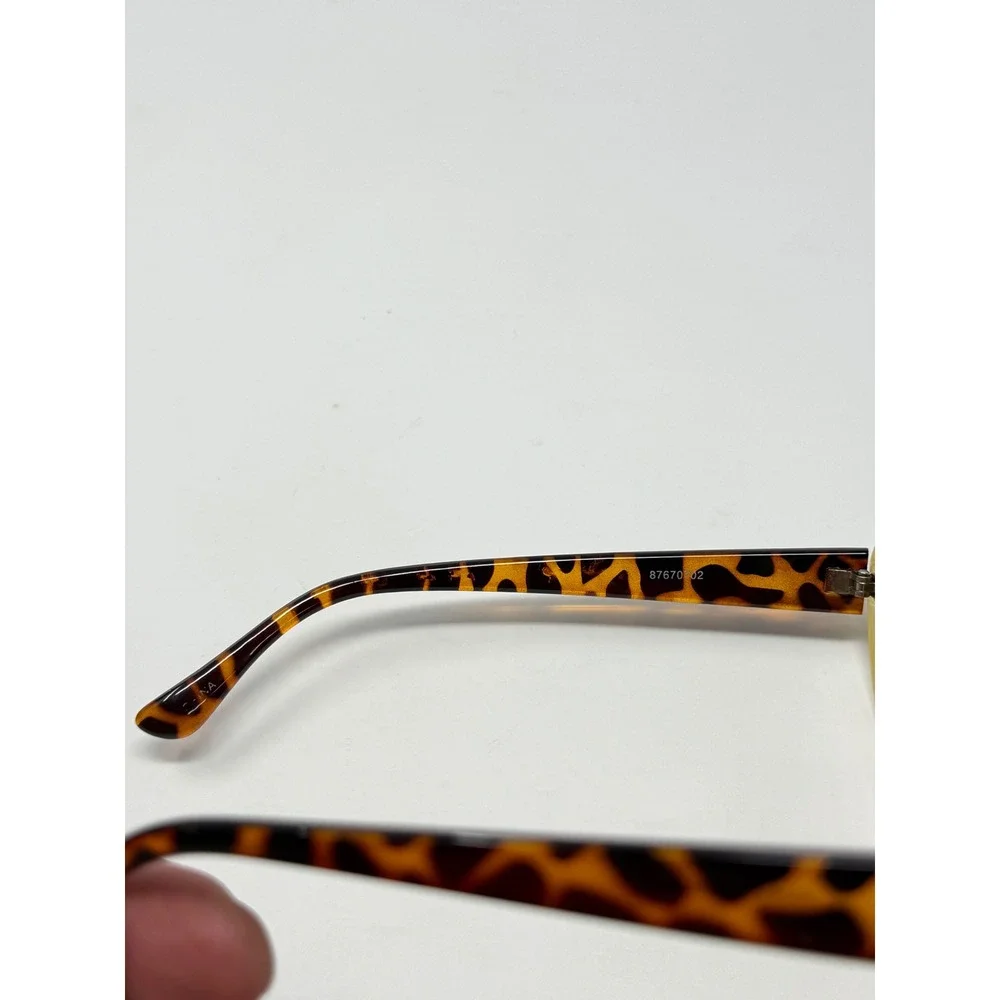 ICU Eyewear Yellow Cat Eye Sunglasses Brown Gradient Tortoiseshell frame only
